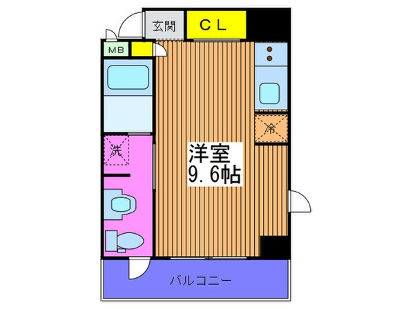 プロシ－ド西天満の物件間取画像